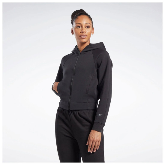 Reebok Γυναικεία ζακέτα Dreamblend Cotton Zip-Up Hoodie Reebok Γυναικεία ζακέτα Dreamblend Cotton Zip-Up Hoodie